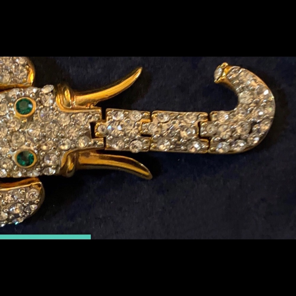 Beautiful Swarovski Elephant Brooch